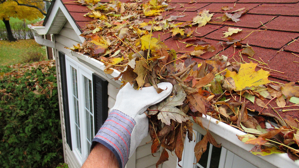 Cleaning gutters and drainage systems