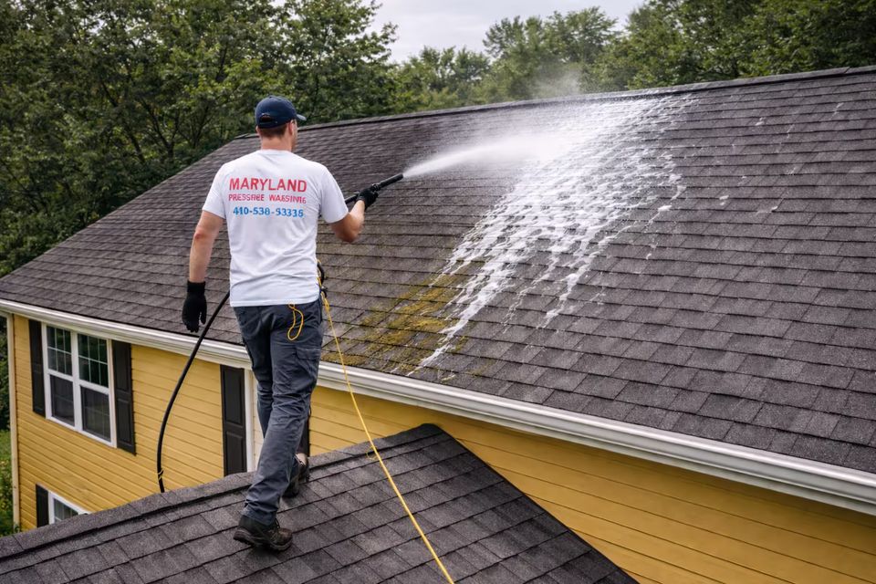roof cleaning - roof wash