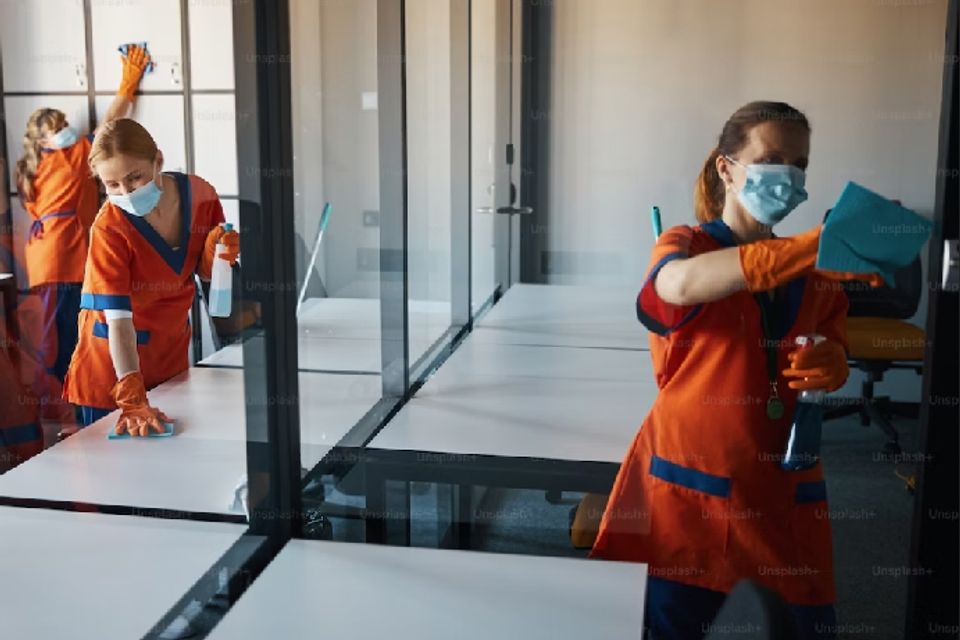 Janitorial cleaning