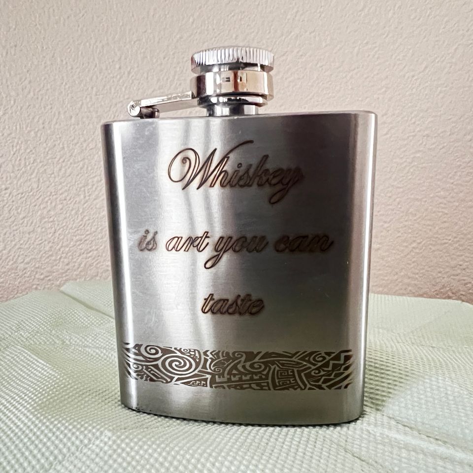 Whiskey travel size flask