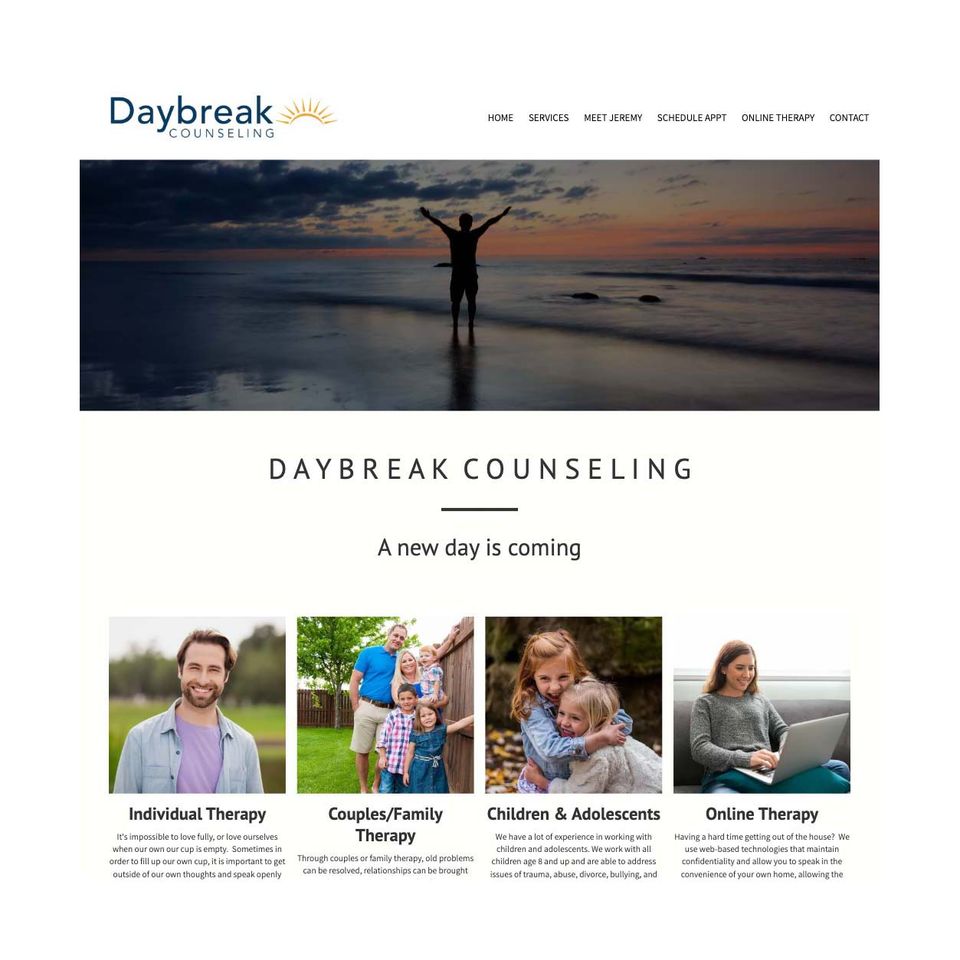 Daybreak counseling website