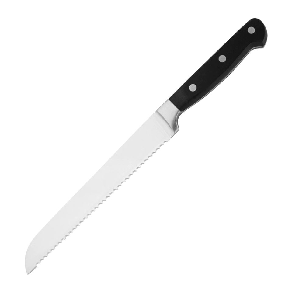 Bread knife black handle