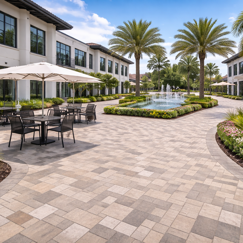Commercial pavers GOGREEN Outdoor Pros
