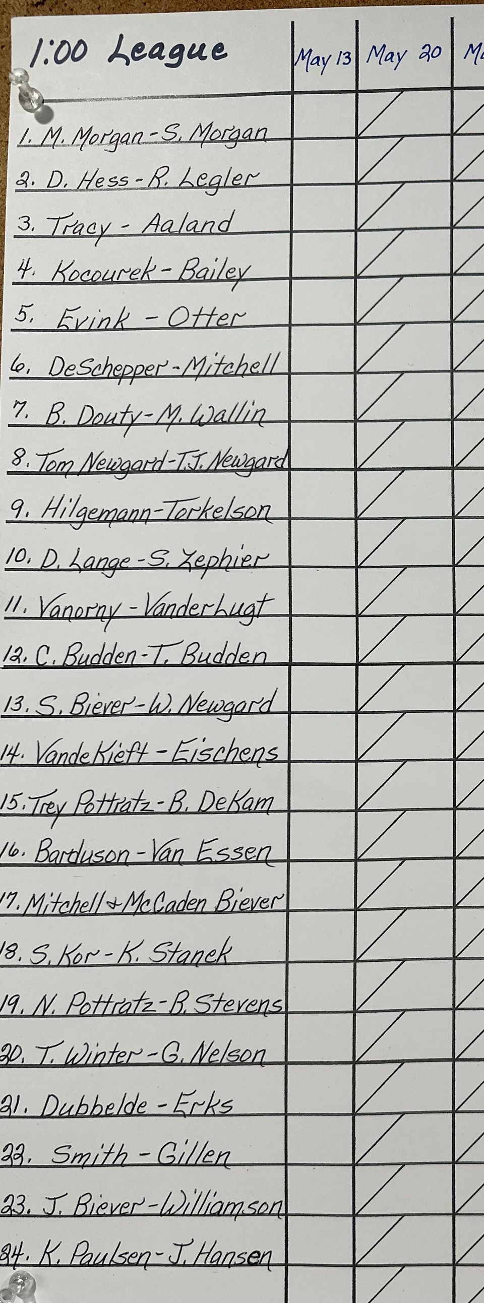 1 league names