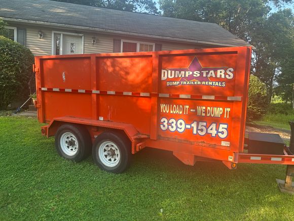 Dumpstar Dump Trailer Rentals roll off unit