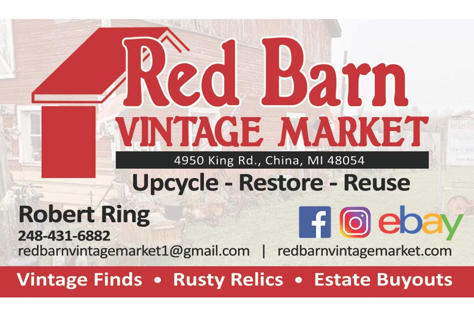 Red barn business card copy