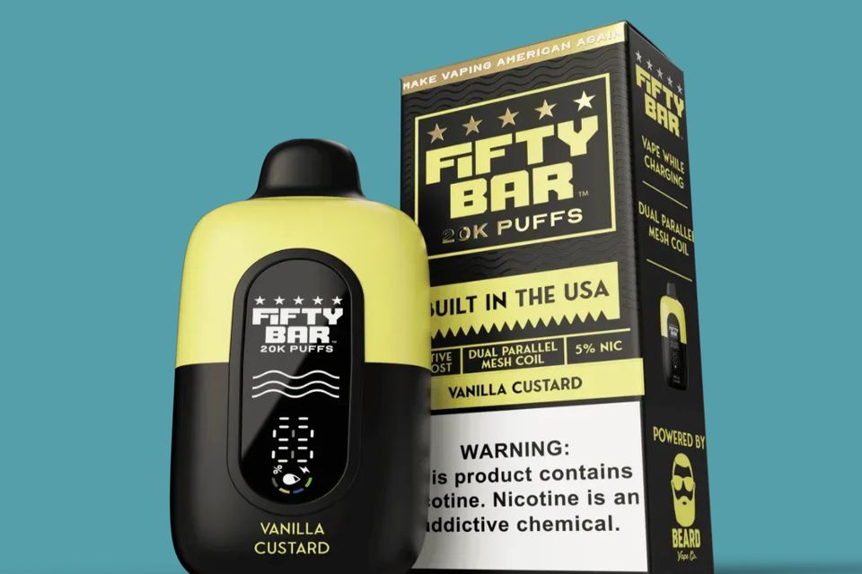 Fifty Bar Vanilla Custard Disposable Vape