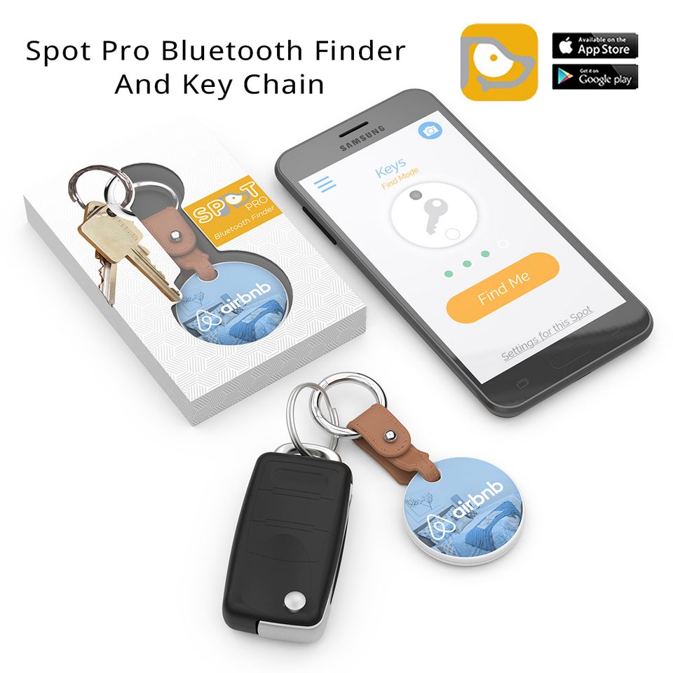 Spot pro bluetooth finder and key chain