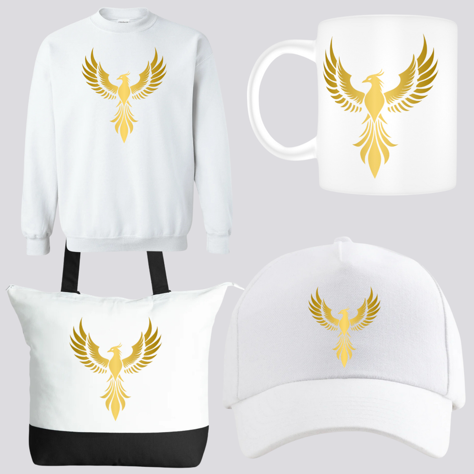 Phoenix sets tote bags  mugs  caps   sweatshirts   2