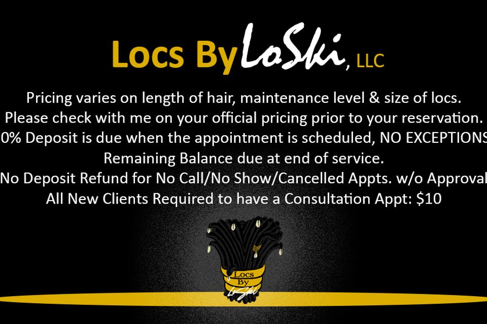 Locs by loski business card back