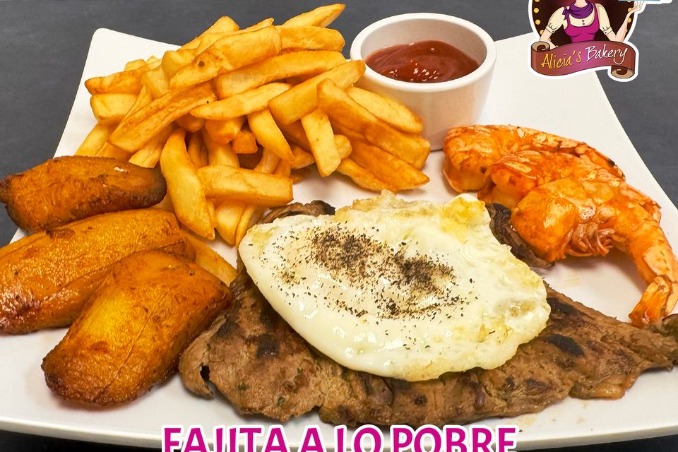 Alicias bakery katy fajita a lo pobre menu