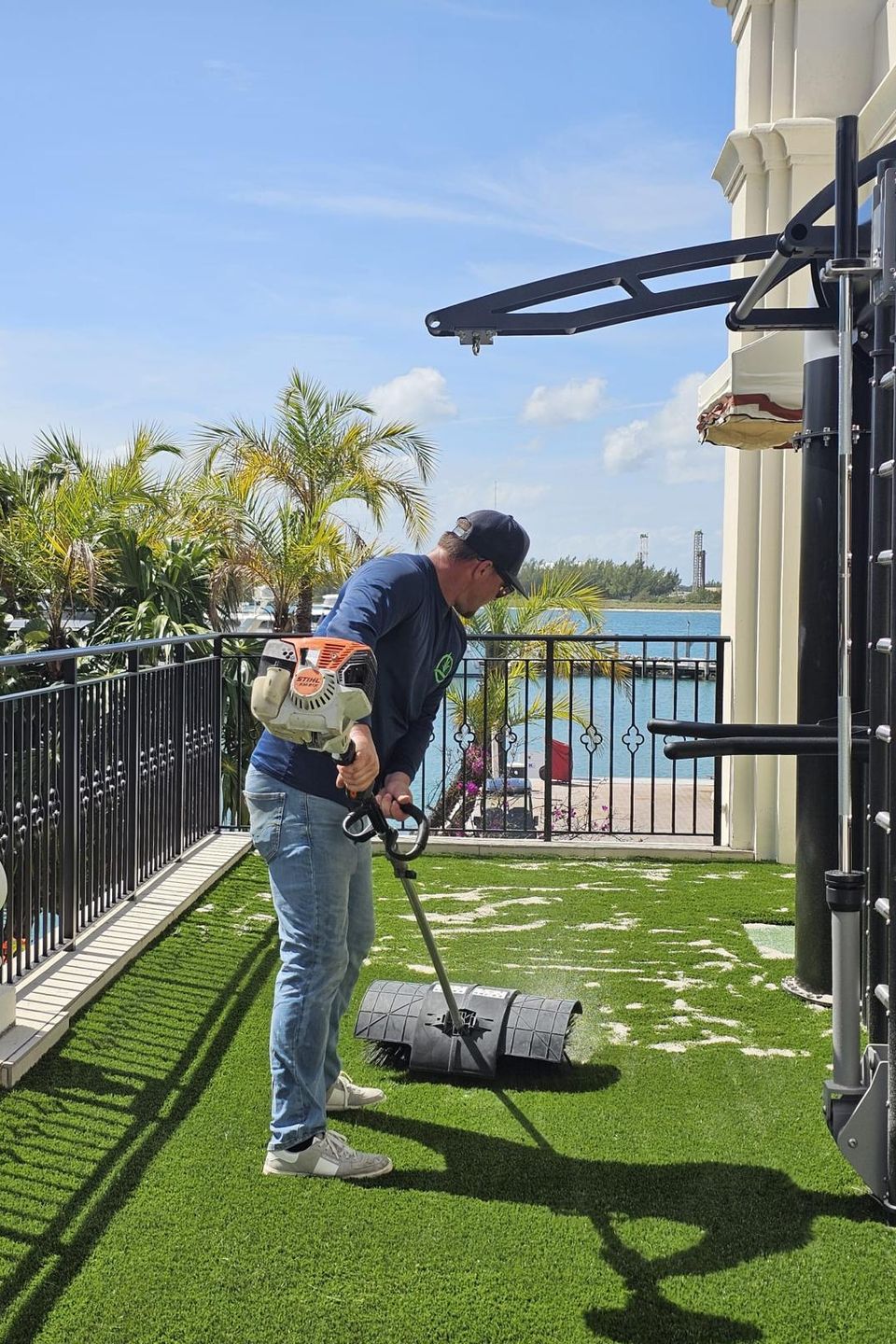 Turf gym fisher island