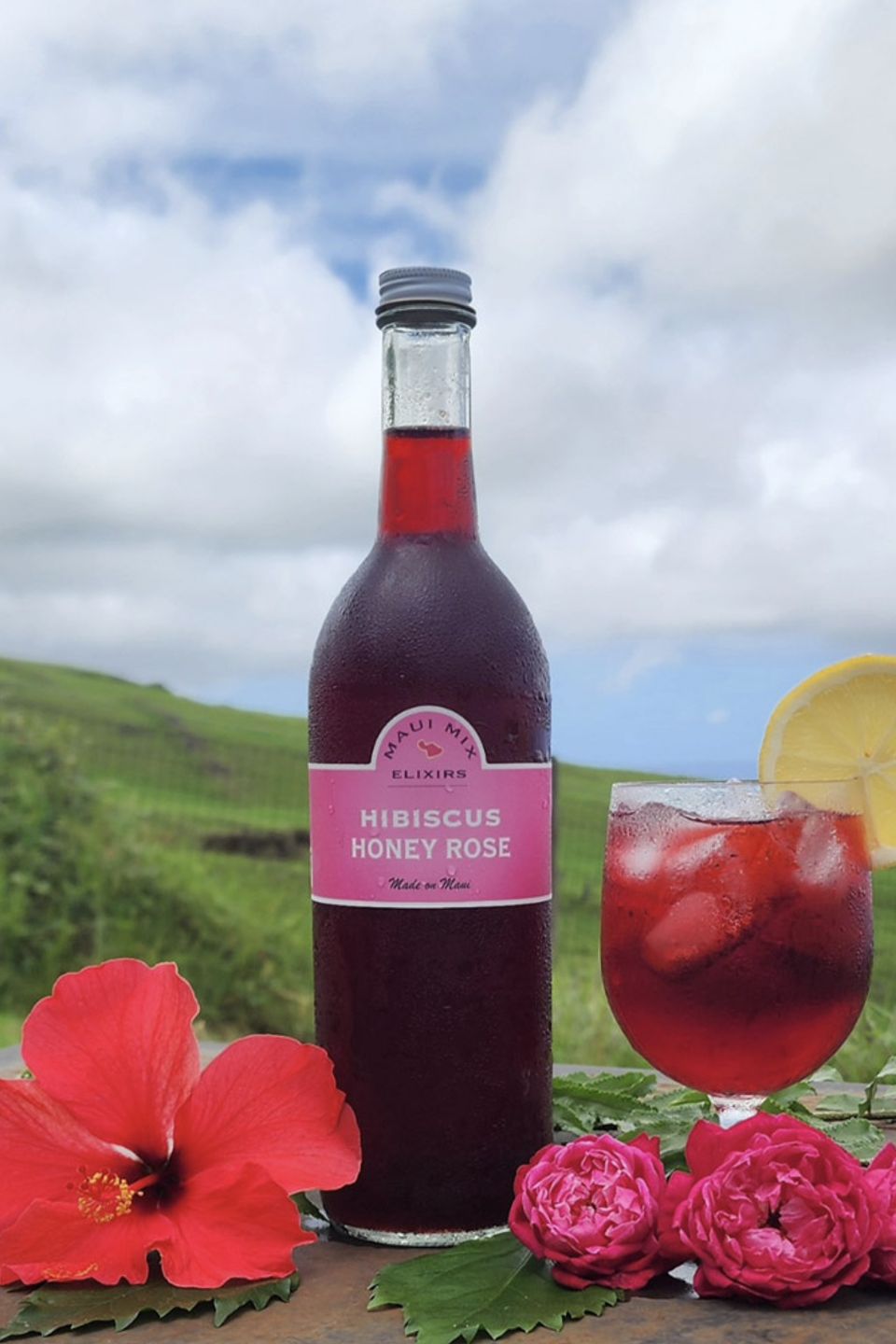 Hibiscus honey rose elixir