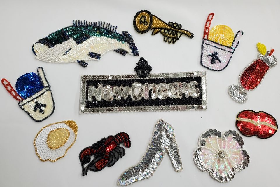Louisiana local appliqués