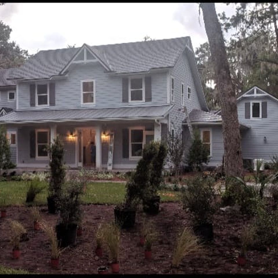 Decked out house