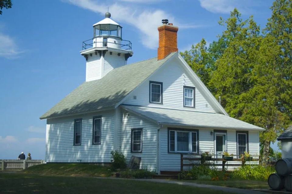 Depositphotos 495089626 stock photo old mission lighthouse park michigan