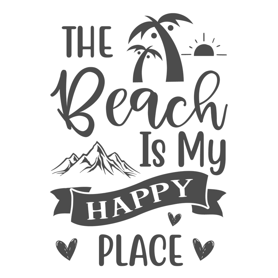Beach   the beach is my happy place 2