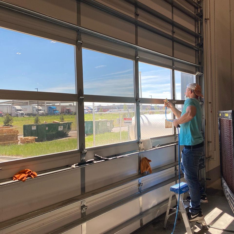 Garage window tinting