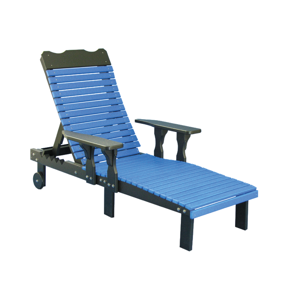 Hlf lounge chair blue black