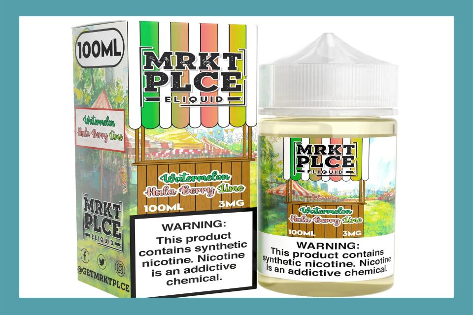 MRKT PLCE Watermelon Hula Berry Lime E-Liquid