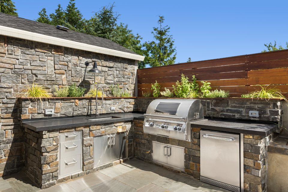 Customer Built Outdoor Kitchen