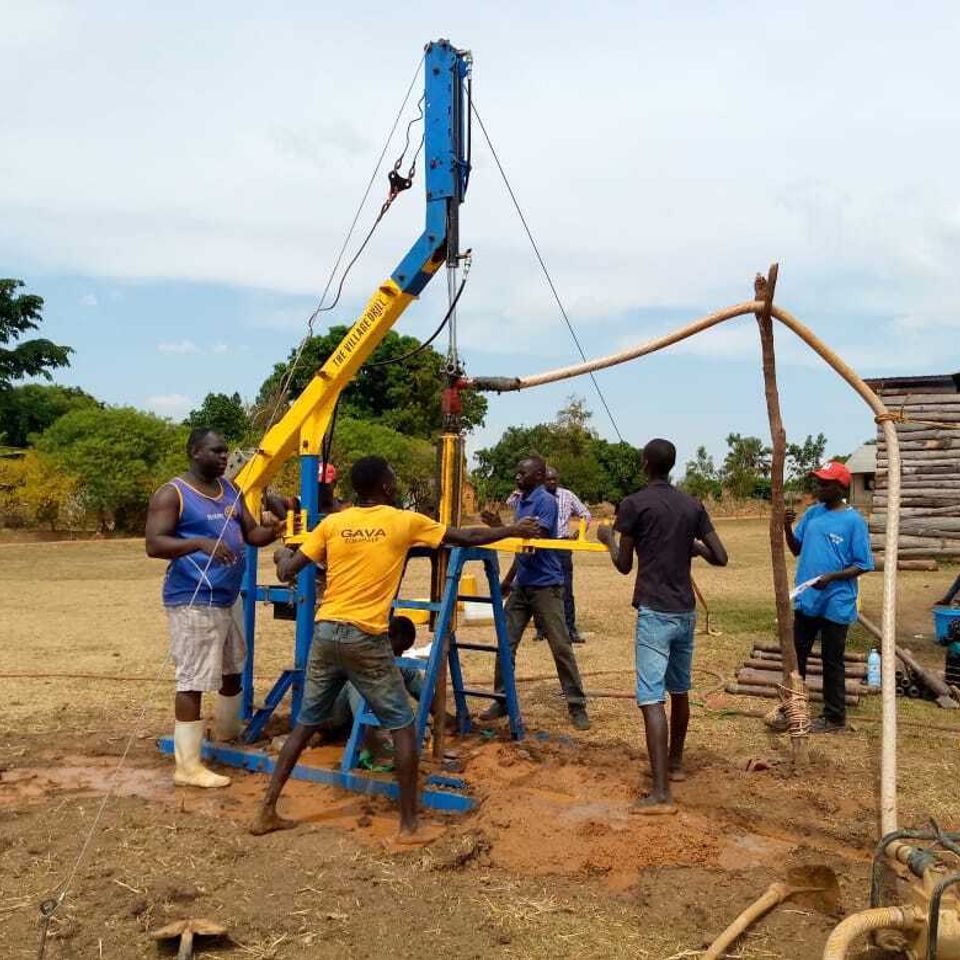 Dwwd drillers working at nile school 33 