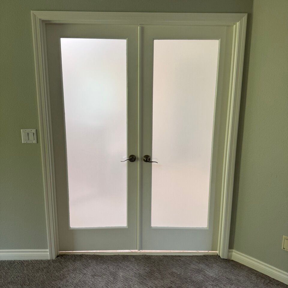 Office door tint