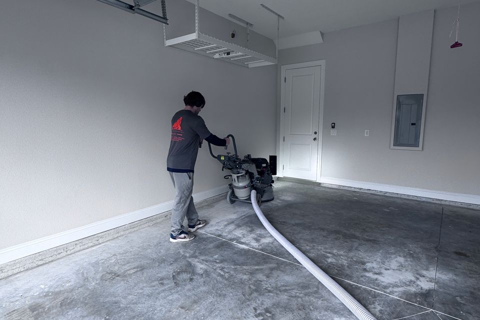 Chase grinding floor 2