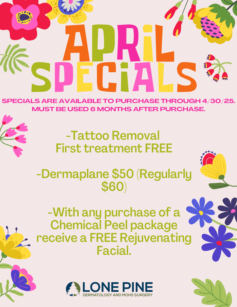 April specials
