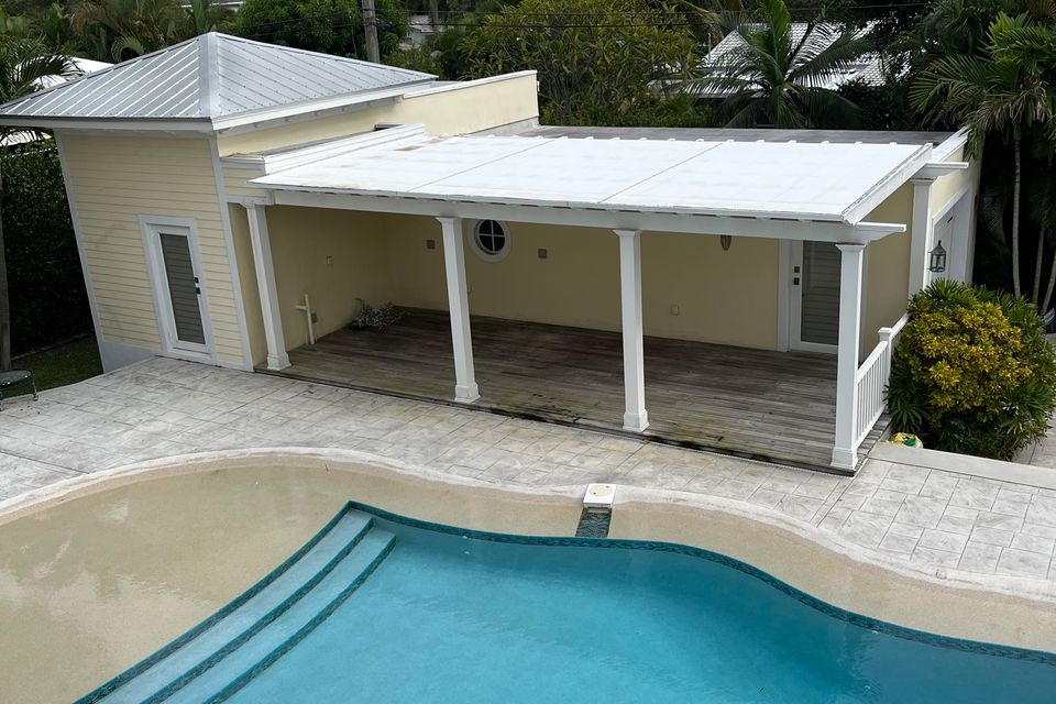 Pool and pool house