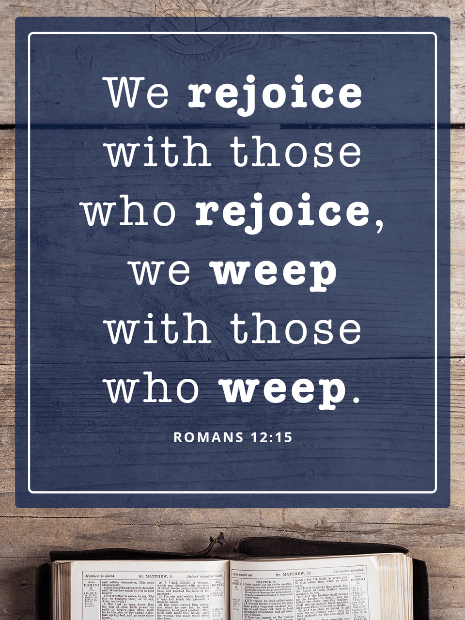 Romans 12 15