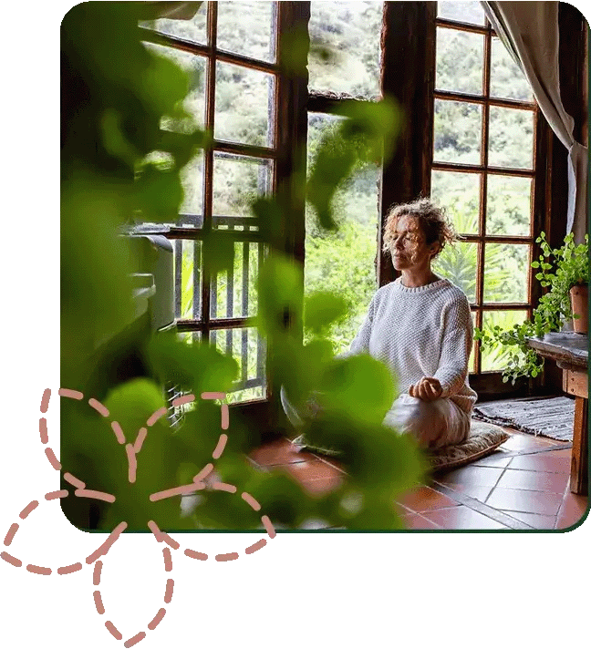 Lady meditating with plants v2 original 1(1)