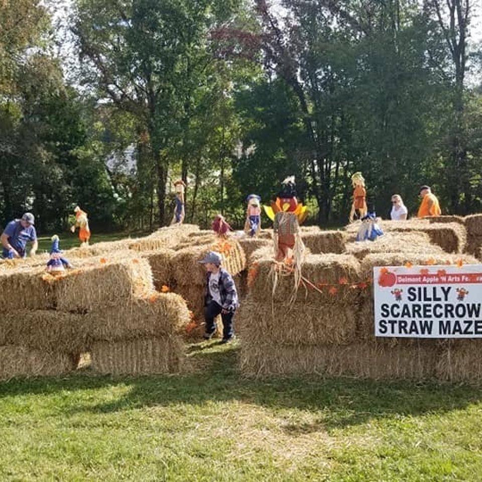 Silly scarecrow maze pic
