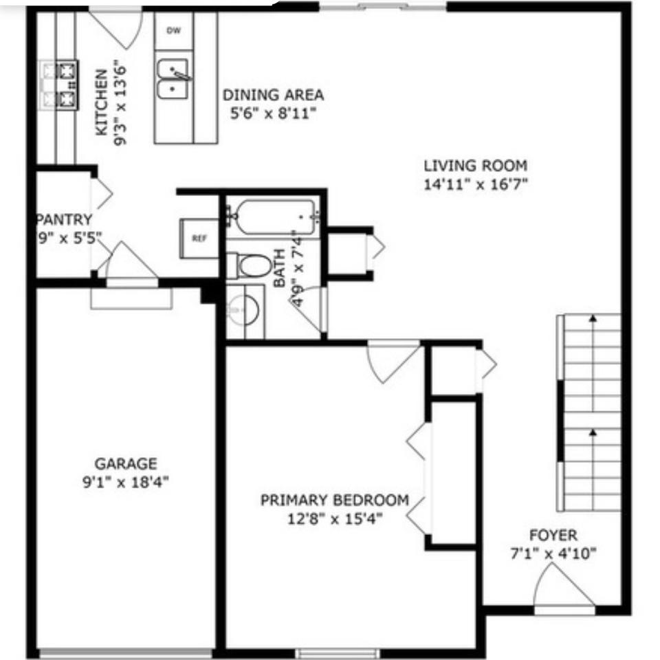 231 Denton Main floor