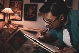 Jimmy le at work