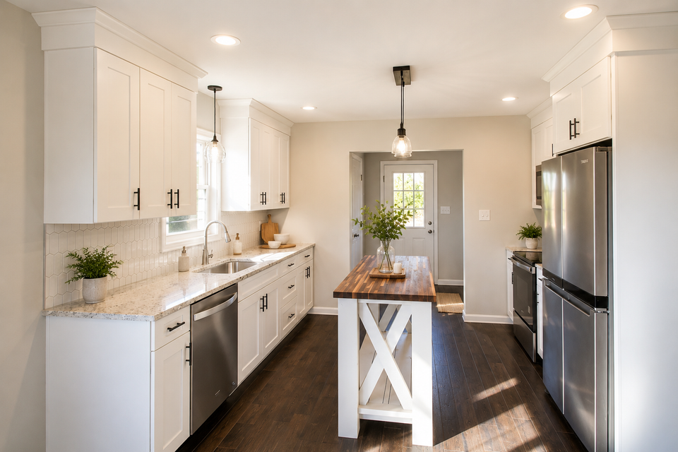Kitchen Remodel by Hefner Construction in Caldwell County, NC