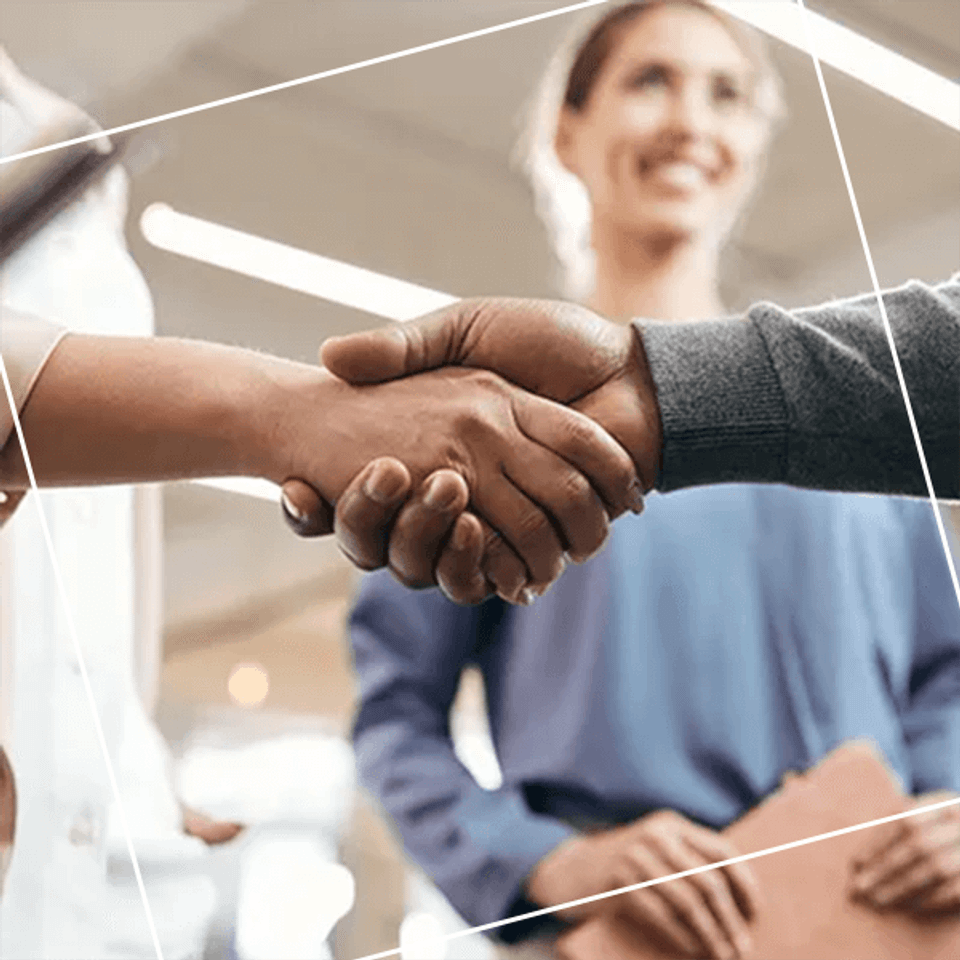 People shaking hands