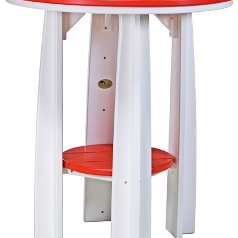 Sunrise poly lawn   hardwood furniture   paden  oklahoma   luxcraft tables   pbtrw balcony table red   white20180518 26809 mnnwli