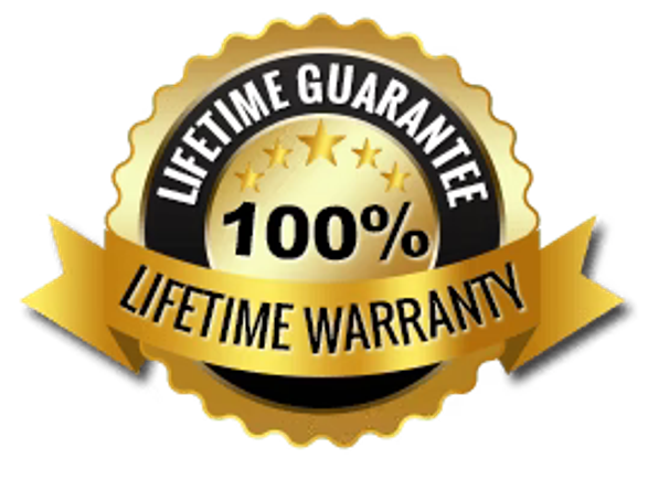 Lifetime warranty gold