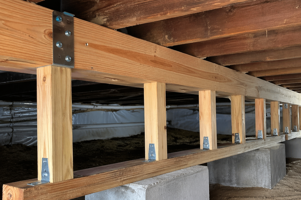 Structural wood replacement and dry rot repair by Sunrise Pest Control