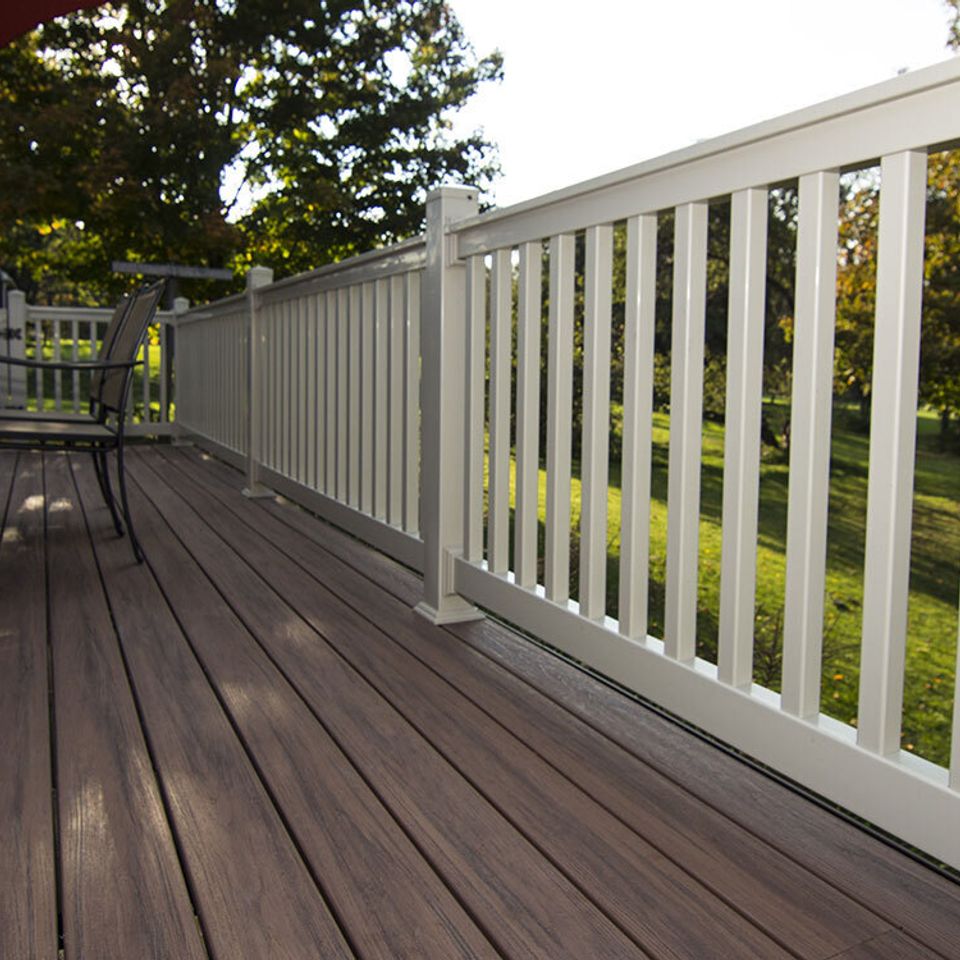 Cayenne vekadeck khaki rail fencing in boise idaho