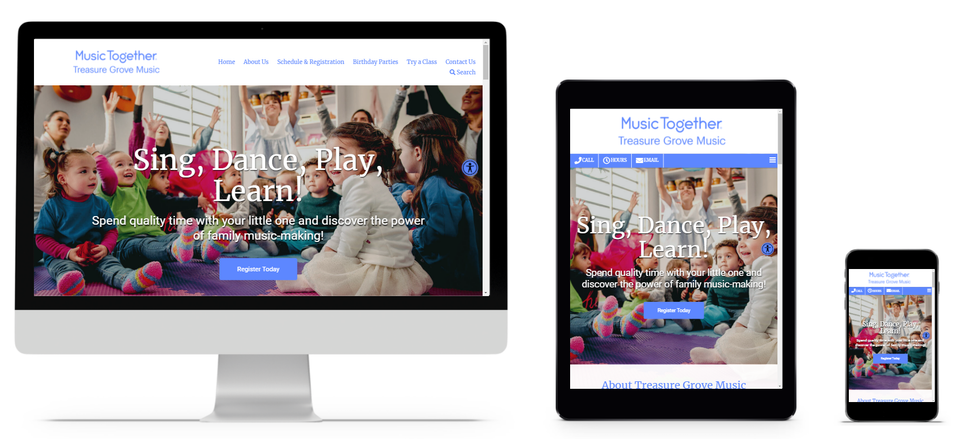 Treasure grove music website