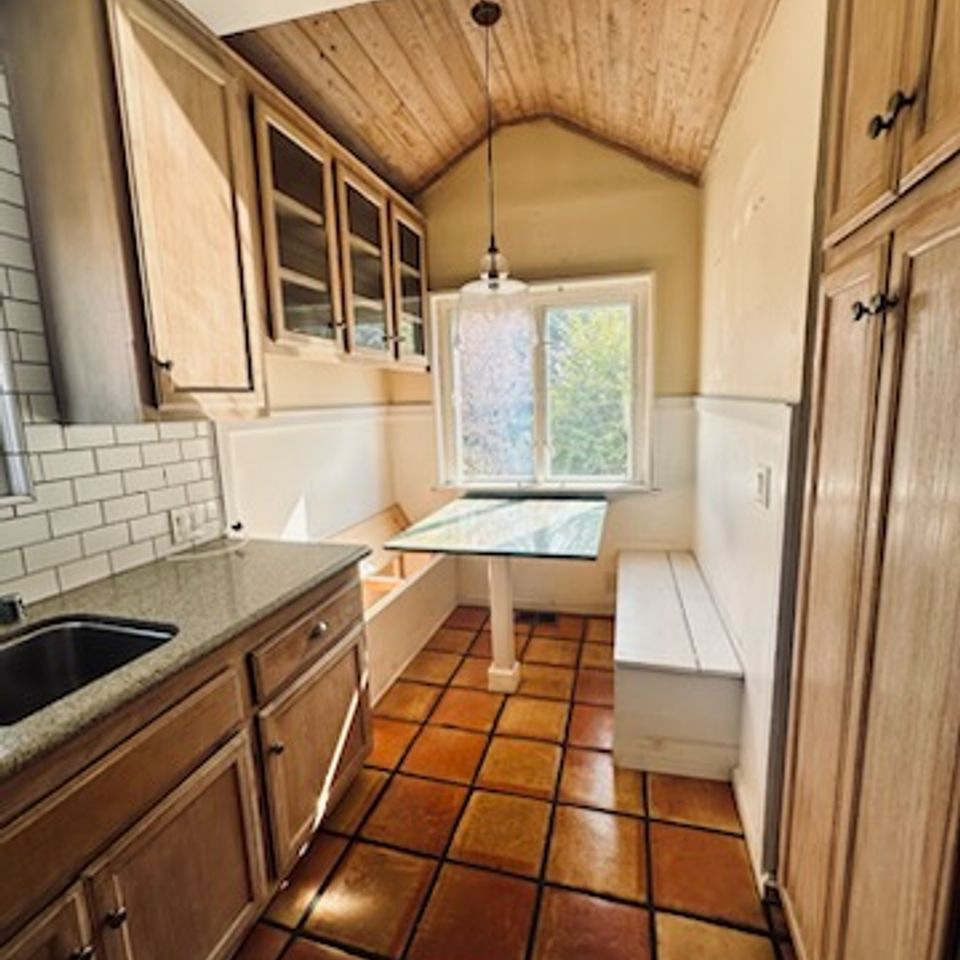 After kitchen cabinets refinish refacing remodel ceiling