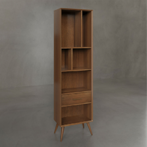 Nc south shore 1041 bookcase sap cherry ocs 112
