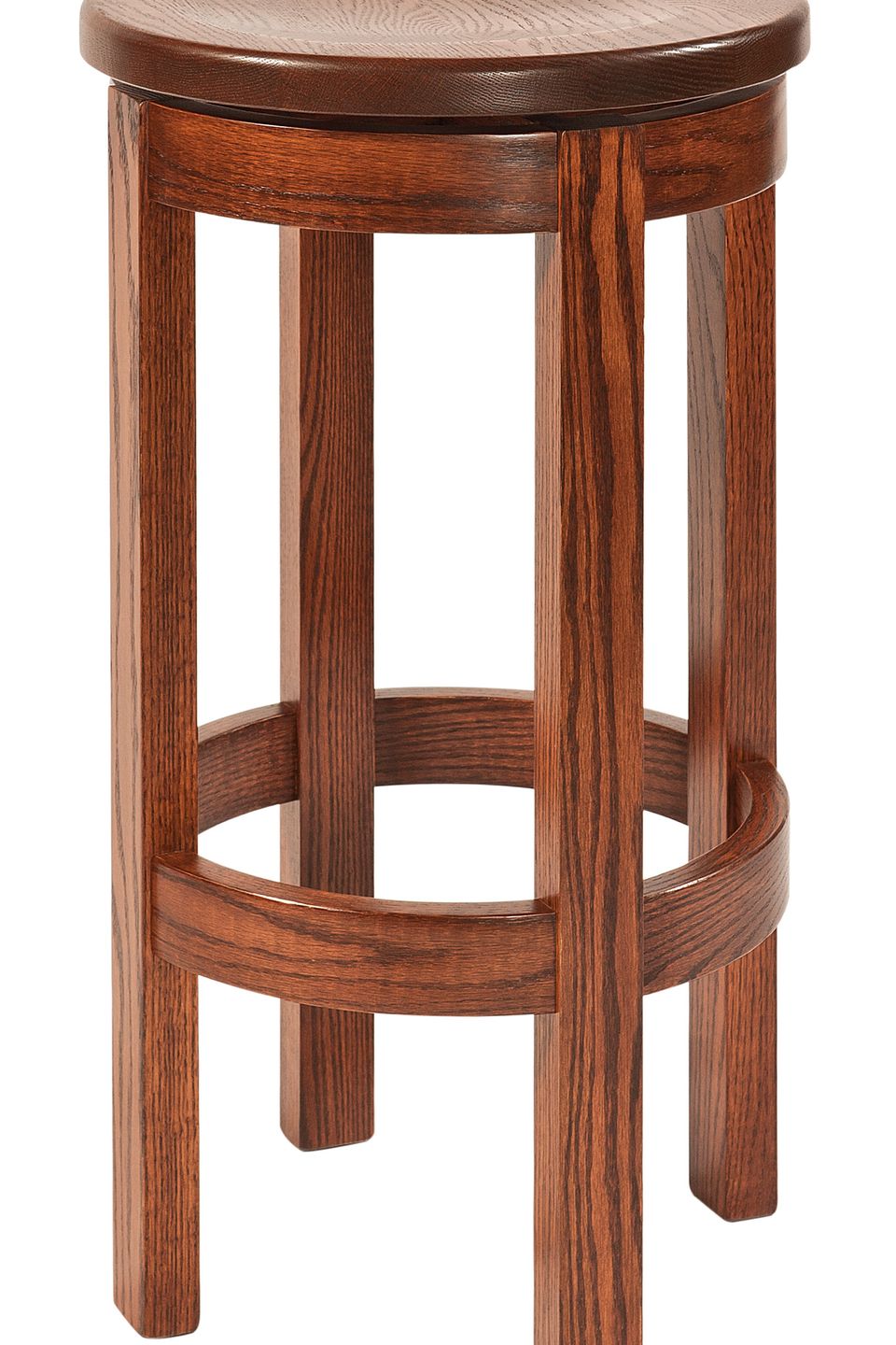 Rh barrel barstool 30in