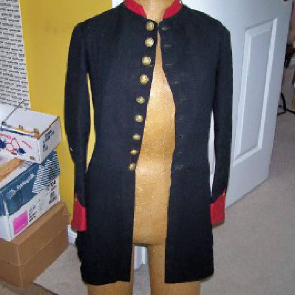 M1881 horse artillery soldier's frock coat files320170913 10087 1t5ct7q