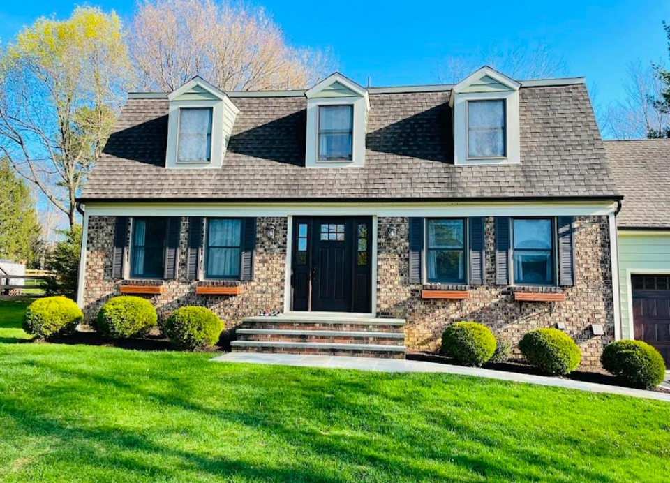 beautiful exterior work on home