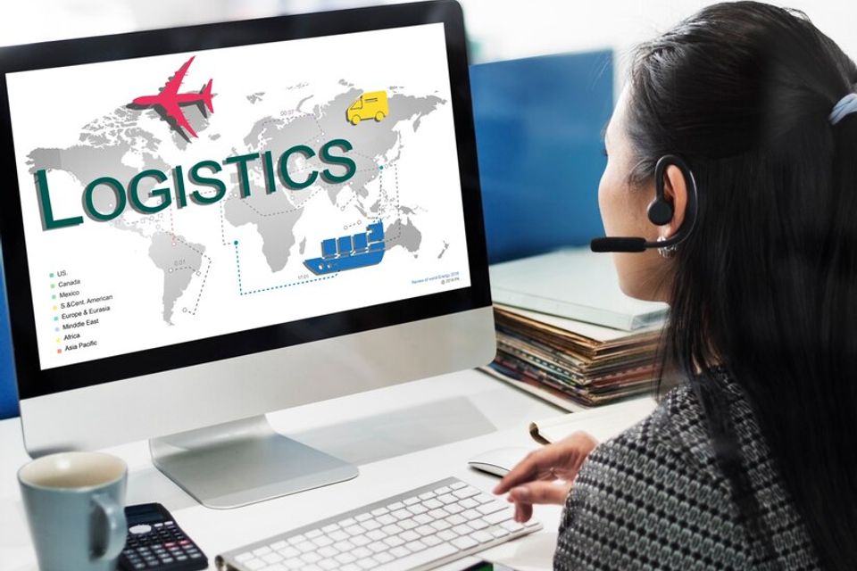 Logistics freight management storage supply concept 53876 123932