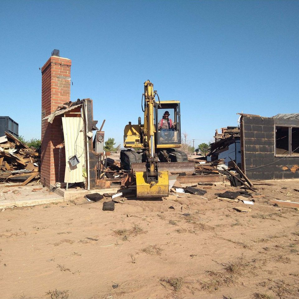Image of home that was too far gone to save.