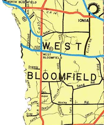 West bloomfield map 1
